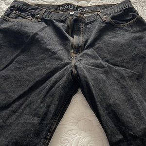 Nice dark denim Nautica jeans! Smoke free home!